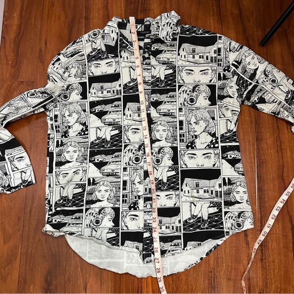 Zara Ana Mushell Button Up Shirt Size Small - Picture 8 of 11